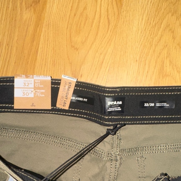 Prana Men's NWT 32 32X30 slate green Zion Pant II Cargo Pants - Picture 7 of 13